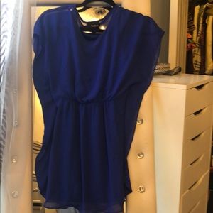 Girls Royal Blue Flowy Dress